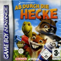 Over the Hedge GameBoy Advance US box art